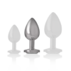 INTENSE - PLUG ANAL METAL ALUMINIO CORAZÓN BLANCO TALLA M - Imagen 5