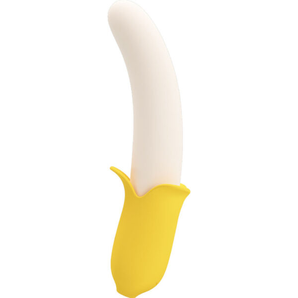 PRETTY LOVE - BANANA GEEK SUPER POWER 7 VIBRACIONES UPDOWN SILICONA NEGRO - Imagen 2