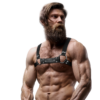 FETISH SUBMISSIVE ATTITUDE - ARNÉS BULLDOG ECOPIEL PECHO HOMBRE TALLA M/L - Imagen 3
