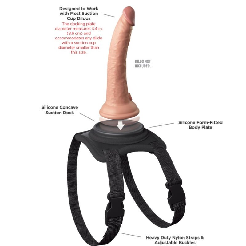 PIPEDREAMS - BODY DOCK LAP STRAP HARNESS - Imagen 5