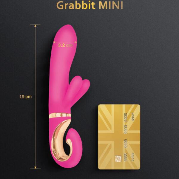 G-VIBE - GRABBIT MINI VIBRADOR SILICIONA ROSA - Imagen 2