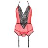 PASSION - PEONIA CORSET EROTIC LINE ROJO S/M - Imagen 4