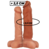 VIRILXL - EXTENSIÓN DE PENE LIQUID SILICONE V5 MARRÓN