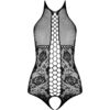PASSION - BS094 BODYSTOCKING NEGRO TALLA UNICA - Imagen 5