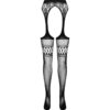 PASSION - S026 MEDIAS CON LIGUERO NEGRO TALLA ÚNICA - Imagen 5