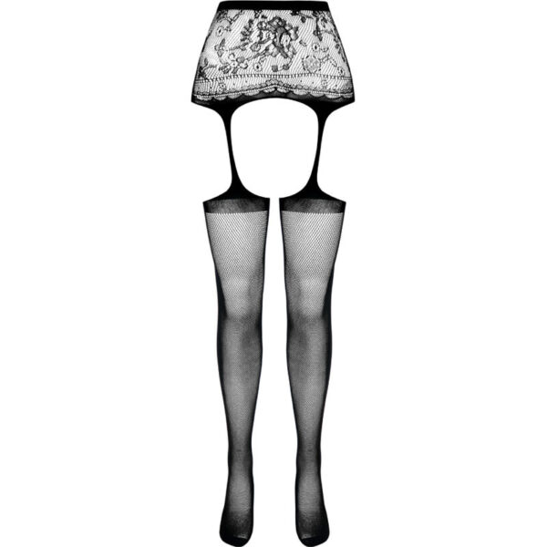PASSION - S028 MEDIAS CON LIGUERO NEGRO TALLA UNICA - Imagen 5