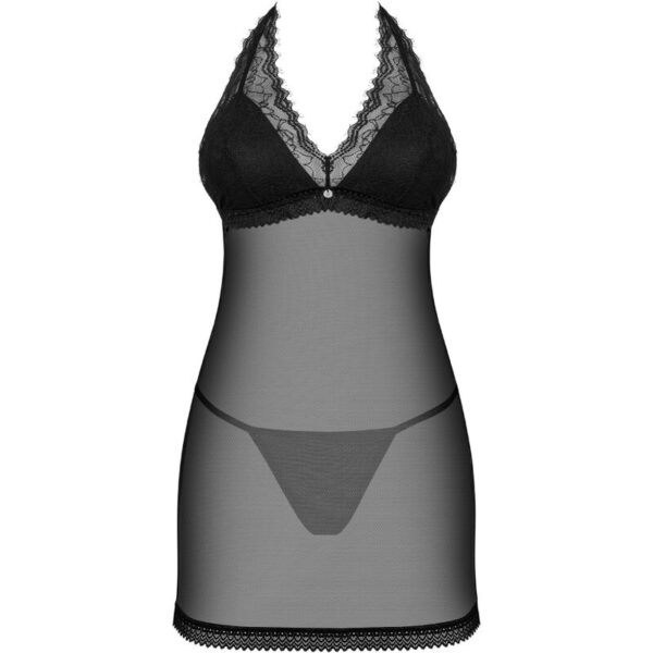 OBSESSIVE - MEDILLA CHEMISE  TANGA XS/S - Imagen 5
