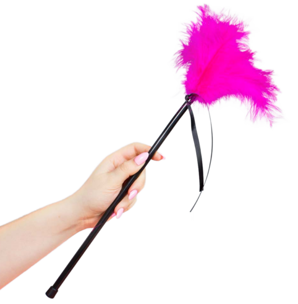 SECRETPLAY - PLUMERO PLUMAS ROSA 40 CM - Imagen 3