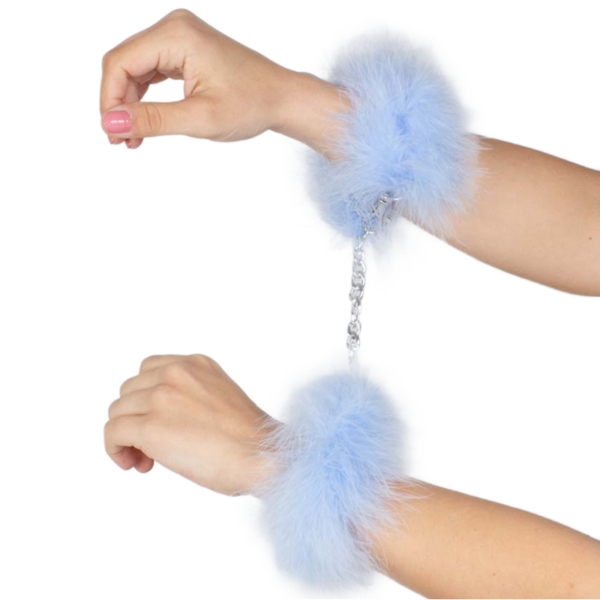 SECRETPLAY - ESPOSAS AZUL MARABOU - Imagen 4