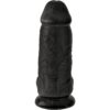 KING COCK - PENE REALÍSTICO CHUBBY 23 CM NEGRO - Imagen 2