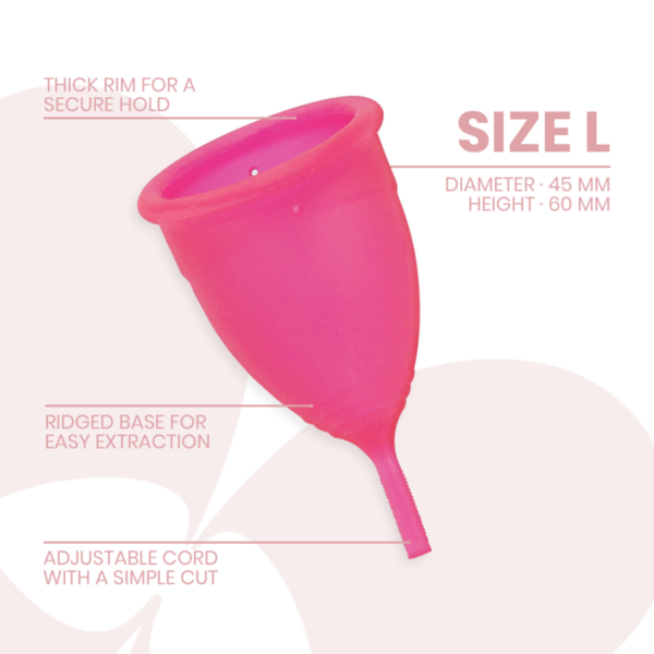 INTIMICHIC - COPA MENSTRUAL SILICONA MEDICA - TALLA L - Imagen 3