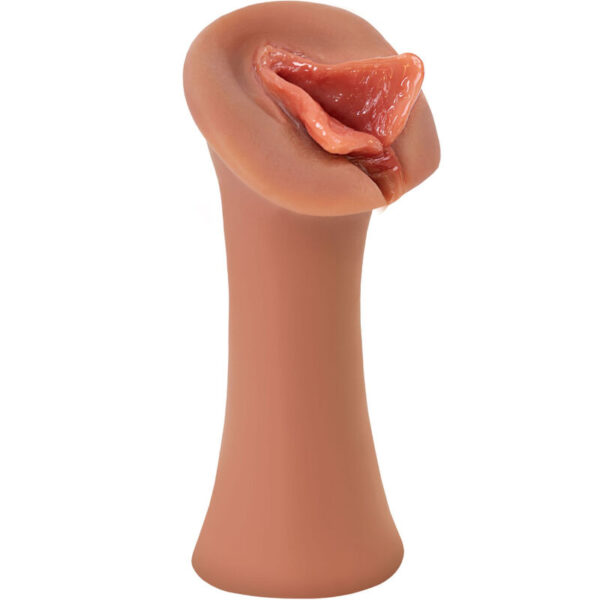 FETISH FANTASY EXTREME - MASTURBADOR MASCULINO SILICONA LUSCIOUS LIPS CARAMELO - Imagen 3