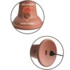 KING COCK - ÉLITE DILDO REALÍSTICO VIBRADOR  SILICONA 15.2 CM CARAMELO - Imagen 3
