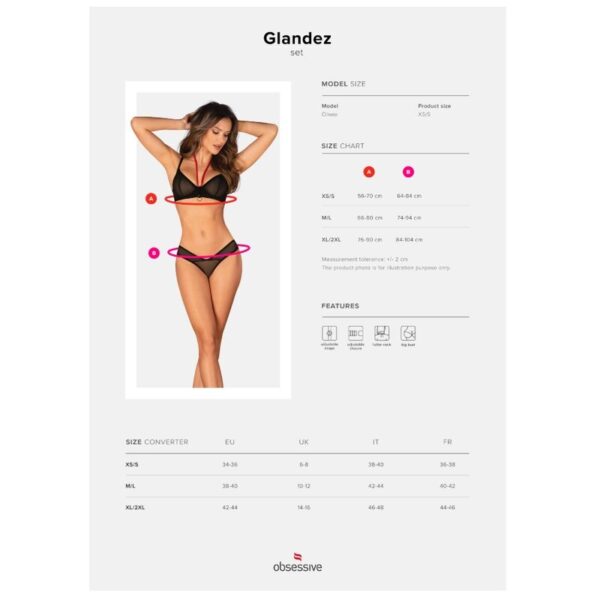 OBSESSIVE - GLANDEZ SET DOS PIEZAS M/L - Imagen 5