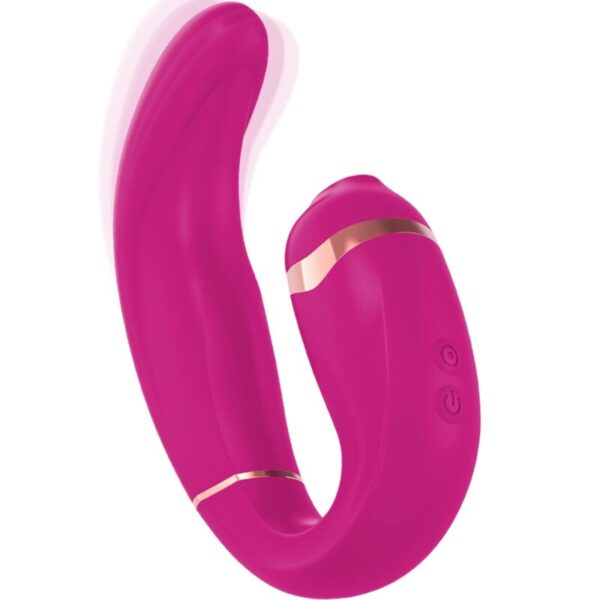 ADRIEN LASTIC - MYG SUCCIONADOR CLITORIS Y ESTIMULADOR G-SPOT ROSA - Imagen 5