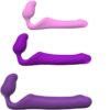 ADRIEN LASTIC - QUEENS STRAP-ON FLEXIBLE VIOLETA TALLA M - Imagen 4