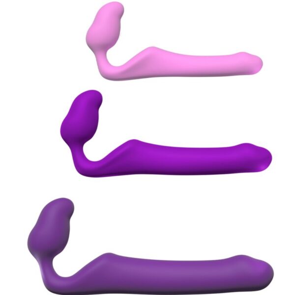 ADRIEN LASTIC - QUEENS STRAP-ON FLEXIBLE VIOLETA TALLA L - Imagen 4
