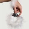 ADRIEN LASTIC - ESPOSAS METAL CON PLUMAS BLANCO - Imagen 2