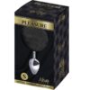ALIVE - ANAL PLEASURE PLUG LISO METAL POMPON NEGRO TALLA S - Imagen 2