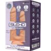 SILEXD - MODELO 1 PENE REALÍSTICO DOBLE PENETRACION VIBRADOR SILICONA PREMIUM SILEXPAN 17.5 / 19.5 CM - Imagen 2