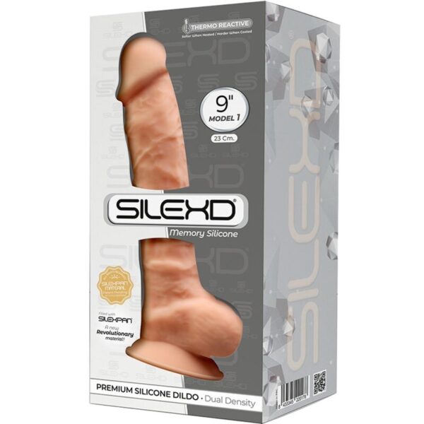 SILEXD - MODELO 1 PENE REALÍSTICO SILICONA PREMIUM SILEXPAN 23 CM - Imagen 2