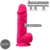 SILEXD - MODELO 1 PENE REALÍSTICO SILICONA PREMIUM SILEXPAN FUCSIA 21.5 CM - Imagen 2