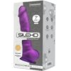 SILEXD - MODELO 1 PENE REALÍSTICO SILICONA PREMIUM SILEXPAN VIOLETA 17.5 CM - Imagen 2