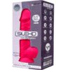 SILEXD - MODELO 1 PENE REALISTICO VIBRADOR SILICONA PREMIUM SILEXPAN FUCSIA 21.5 CM - Imagen 2