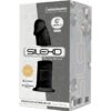 SILEXD - MODELO 2 PENE REALÍSTICO SILICONA PREMIUM SILEXPAN NEGRO 15 CM - Imagen 3