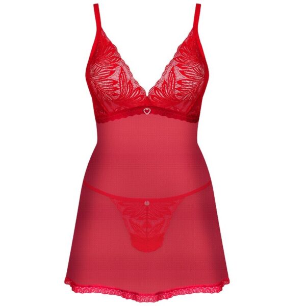 OBSESSIVE - BABYDOLL Y TANGA CHILISA XS/S - Imagen 5