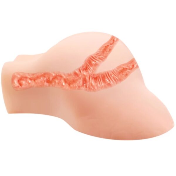 CRAZY BULL - VAGINA Y ANO CON MALLA REALISTA CON VIBRACIÓN - Imagen 4