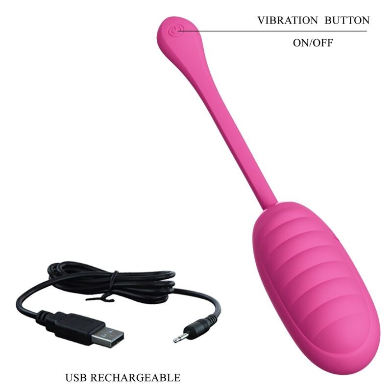 PRETTY LOVE - CATALINA HUEVO VIBRADOR RECARGABLE ROSA - Imagen 5