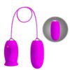 PRETTY LOVE - DAISY HUEVO DUAL VIBRADOR RECARGABLE MORADO - Imagen 5