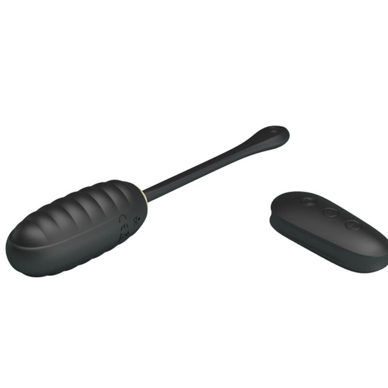 PRETTY LOVE - DOREEN HUEVO VIBRADOR DE LUJO RECARGABLE NEGRO CONTROL REMOTO - Imagen 4