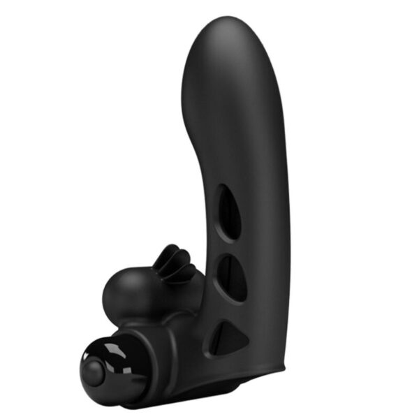 PRETTY LOVE - ORLANDO FUNDA DE DEDO VIBRADOR NEGRO - Imagen 2