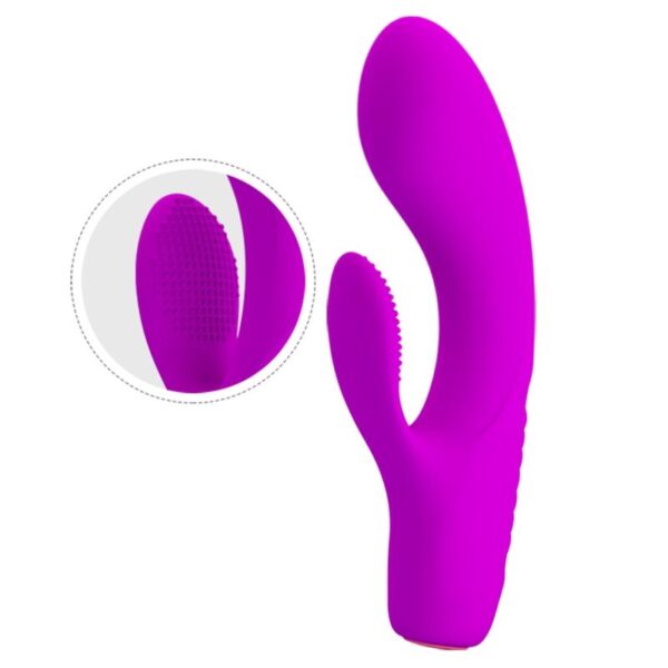 PRETTY LOVE - TIM VIBRADOR RECARGABLE MORADO - Imagen 5