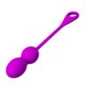 PRETTY LOVE - ELVIRA BOLAS VIBRADORAS RECARGABLE MORADO - Imagen 3