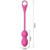 PRETTY LOVE - ELVIRA BOLAS VIBRADORAS RECARGABLE ROSA - Imagen 4