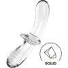SATISFYER - DOUBLE CRYSTAL DILDO TRANSPARENTE - Imagen 4