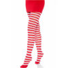 LEG AVENUE - MEDIAS DE RAYAS BLANCO/ROJO - Imagen 2