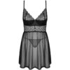 OBSESSIVE - CHEMERIS SET BADYDOLL  TANGA XS/S - Imagen 5