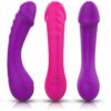 ARMONY - DILDO VIBRADOR PUNTO G SILICONA FUCSIA - Imagen 5