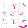ARMONY - DILDO VIBRADOR PUNTO G SILICONA FUCSIA - Imagen 2