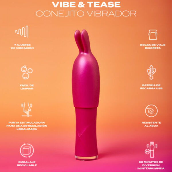DUREX - TOY VIBRADOR VIBE  TEASE - Imagen 2