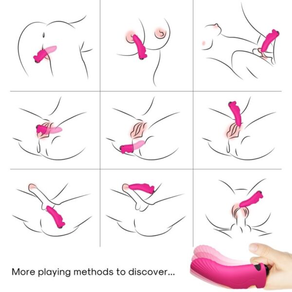 ARMONY - AURORA VIBRADOR DEDAL FUCSIA - Imagen 2