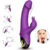 ARMONY - METEROR DILDO VIBRADOR RABBIT ROTADOR VIOLETA - Imagen 2