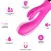ARMONY - VIBRADOR RABBIT FUCSIA - Imagen 3