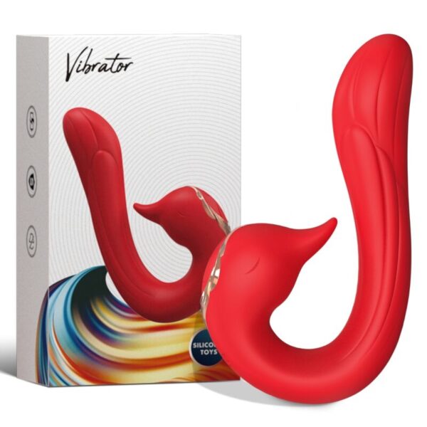 ARMONY - DELFIN VIBRADOR MULTIPOSICION  EFECTO CALOR ROJO - Imagen 5