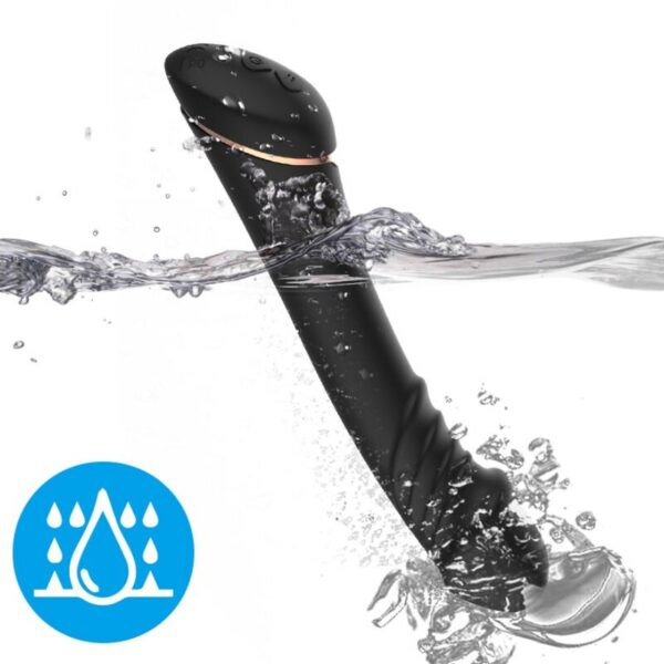 ARMONY - DILDO VIBRADOR SILICONA NEGRO - Imagen 3