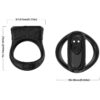ARMONY - ANILLO VIBRADOR  MULTIPOSICIÓN NEGRO - Imagen 4